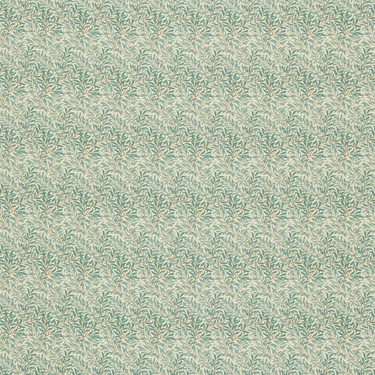 Morris & Co Willow Bough Minor Willow Green/Brown Fabric