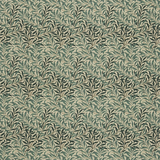 Morris & Co Willow Bough Minor Bottle Greens Fabric
