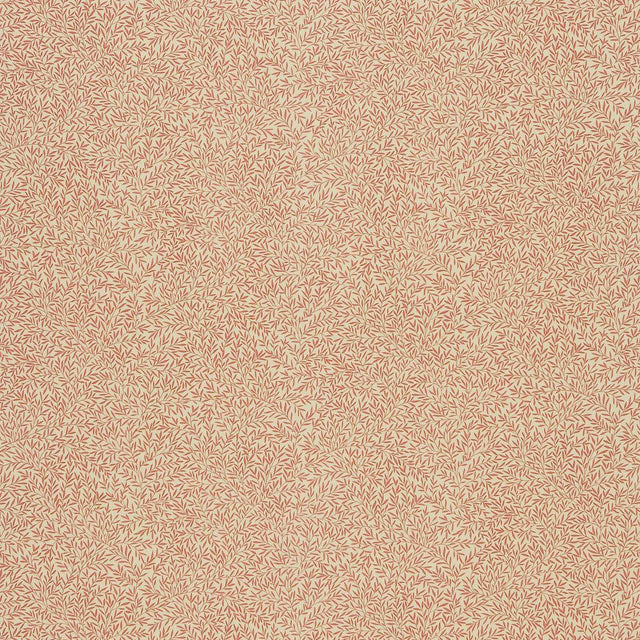 Morris & Co Lily Leaf Red Fabric