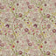Morris & Co Mary Isobel Wine/Linen Fabric
