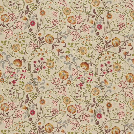 Morris & Co Mary Isobel Rose/Slate Fabric