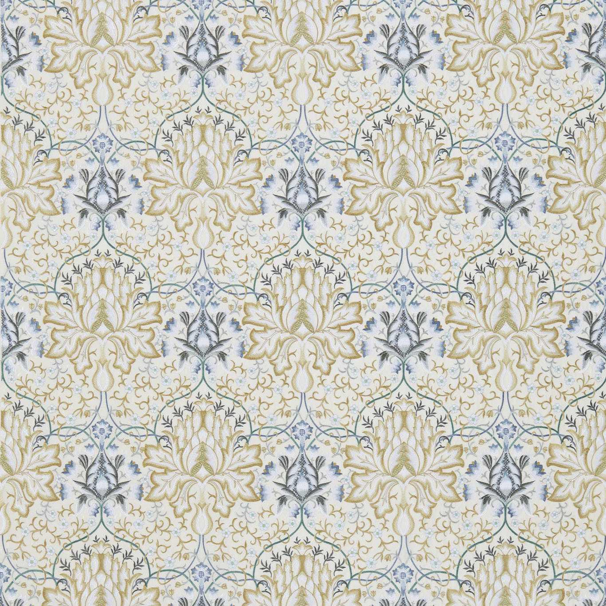 Morris & Co Artichoke Soft Gold/Cream Fabric