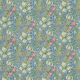 Morris & Co Golden Lily Mineral Blues Fabric