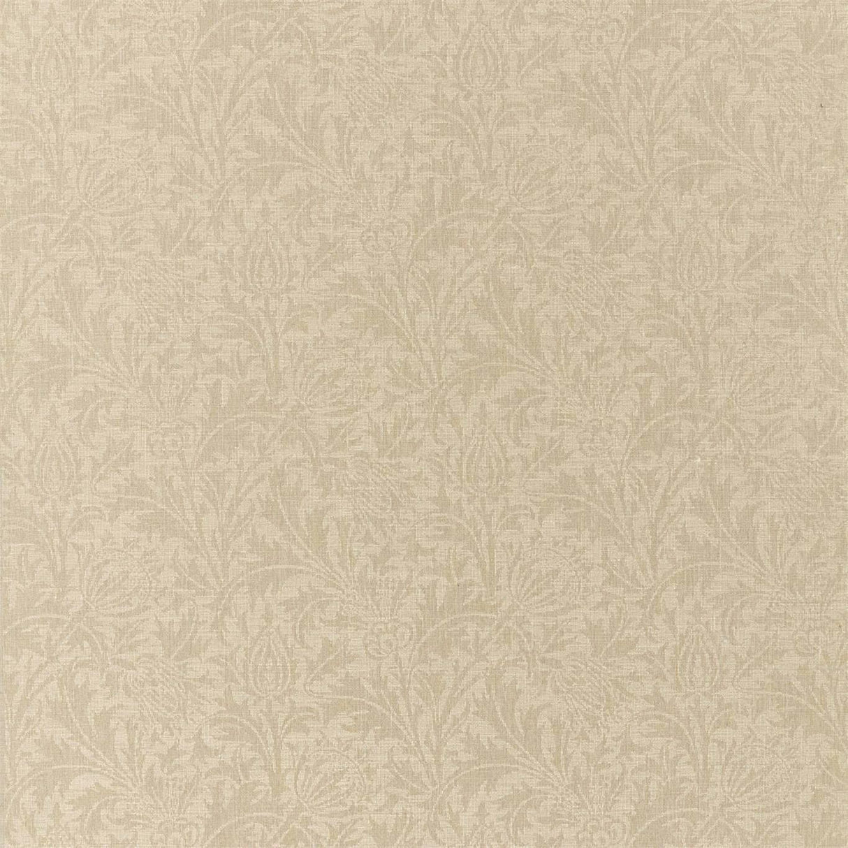 Morris & Co Thistle Weave Linen Fabric