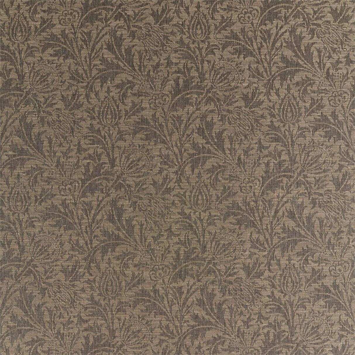 Morris & Co Thistle Weave Flint Fabric