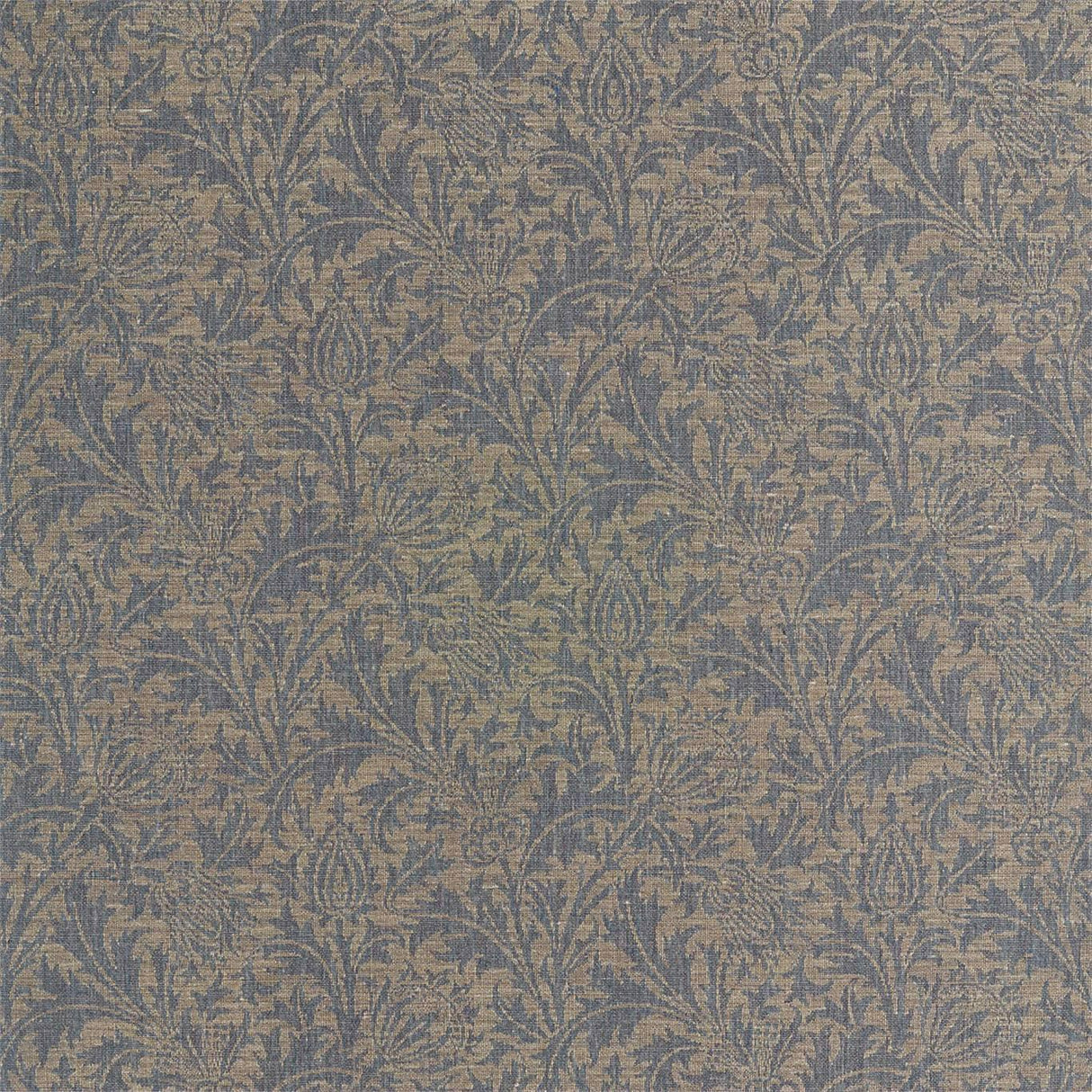 Morris & Co Thistle Weave Slate Fabric