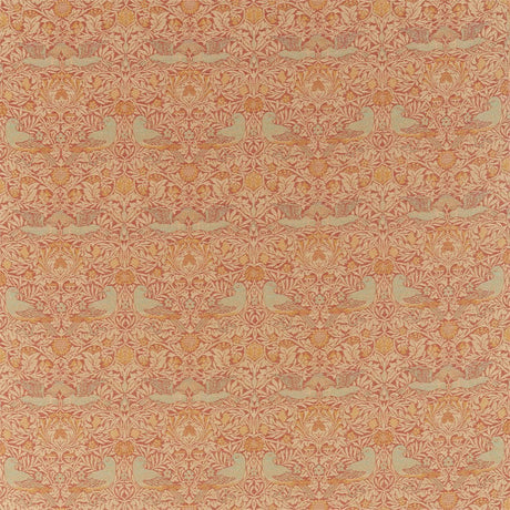 Morris & Co Bird Weave Brick Fabric