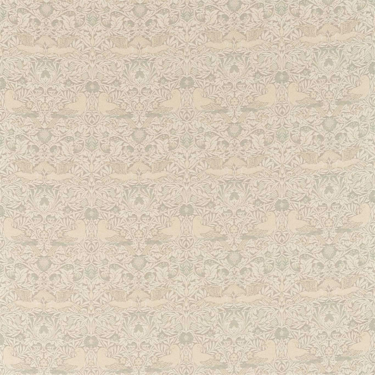 Morris & Co Bird Weave Mineral Fabric