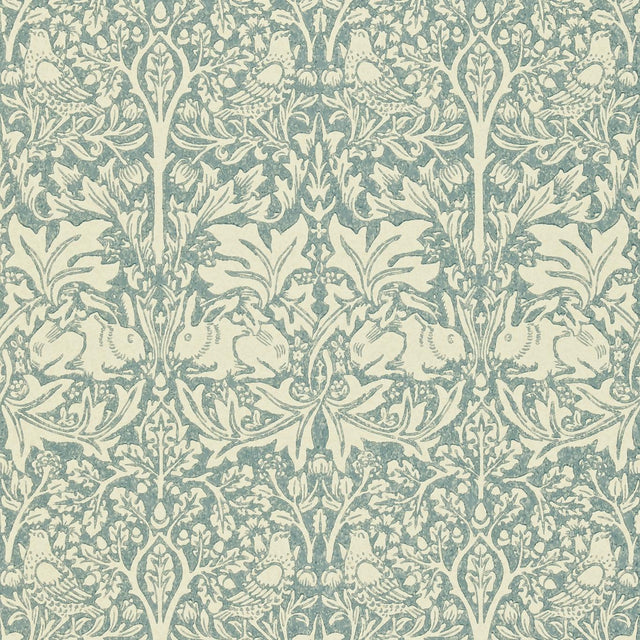 Morris & Co Brer Rabbit Slate/Vellum Wallpaper
