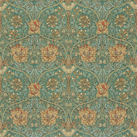 Morris & Co Honeysuckle & Tulip Privet/Honeycomb Fabric