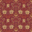 Morris & Co Honeysuckle & Tulip Brick/Russet Fabric