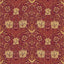 Morris & Co Honeysuckle & Tulip Brick/Russet Fabric