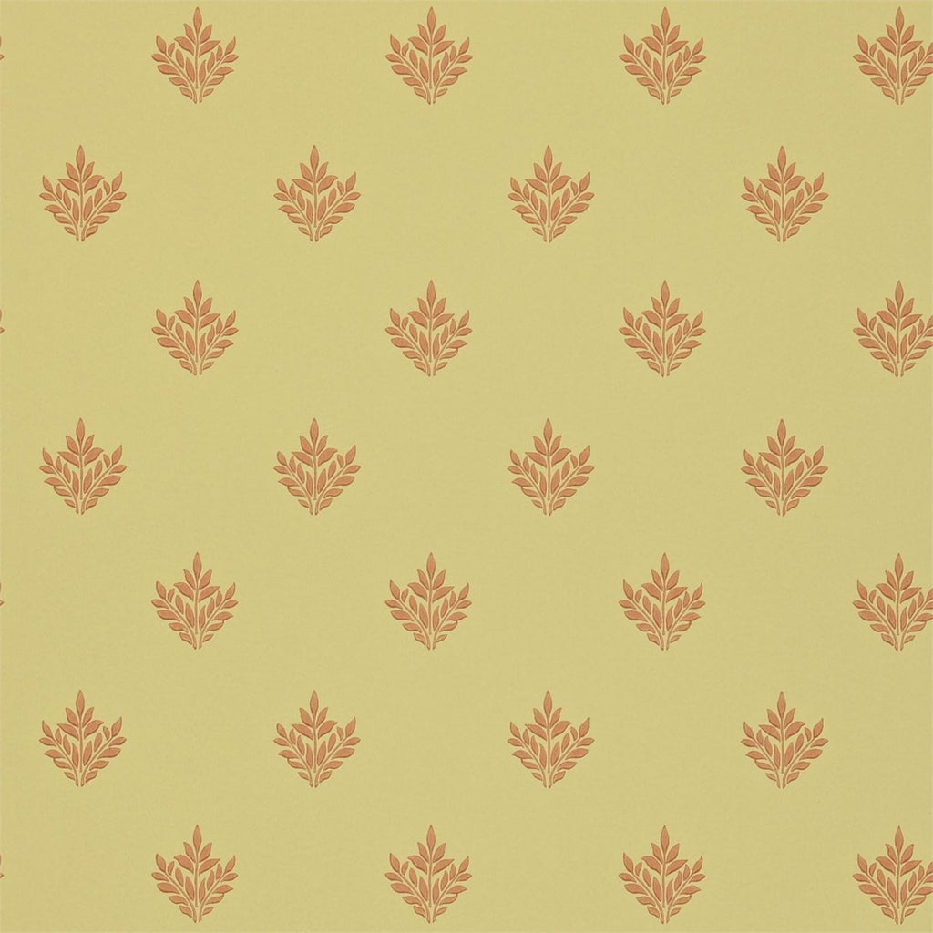 Morris & Co Pearwood Russet/Honeycomb Wallpaper