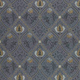 Morris & Co Pure Trellis Black Ink Wallpaper