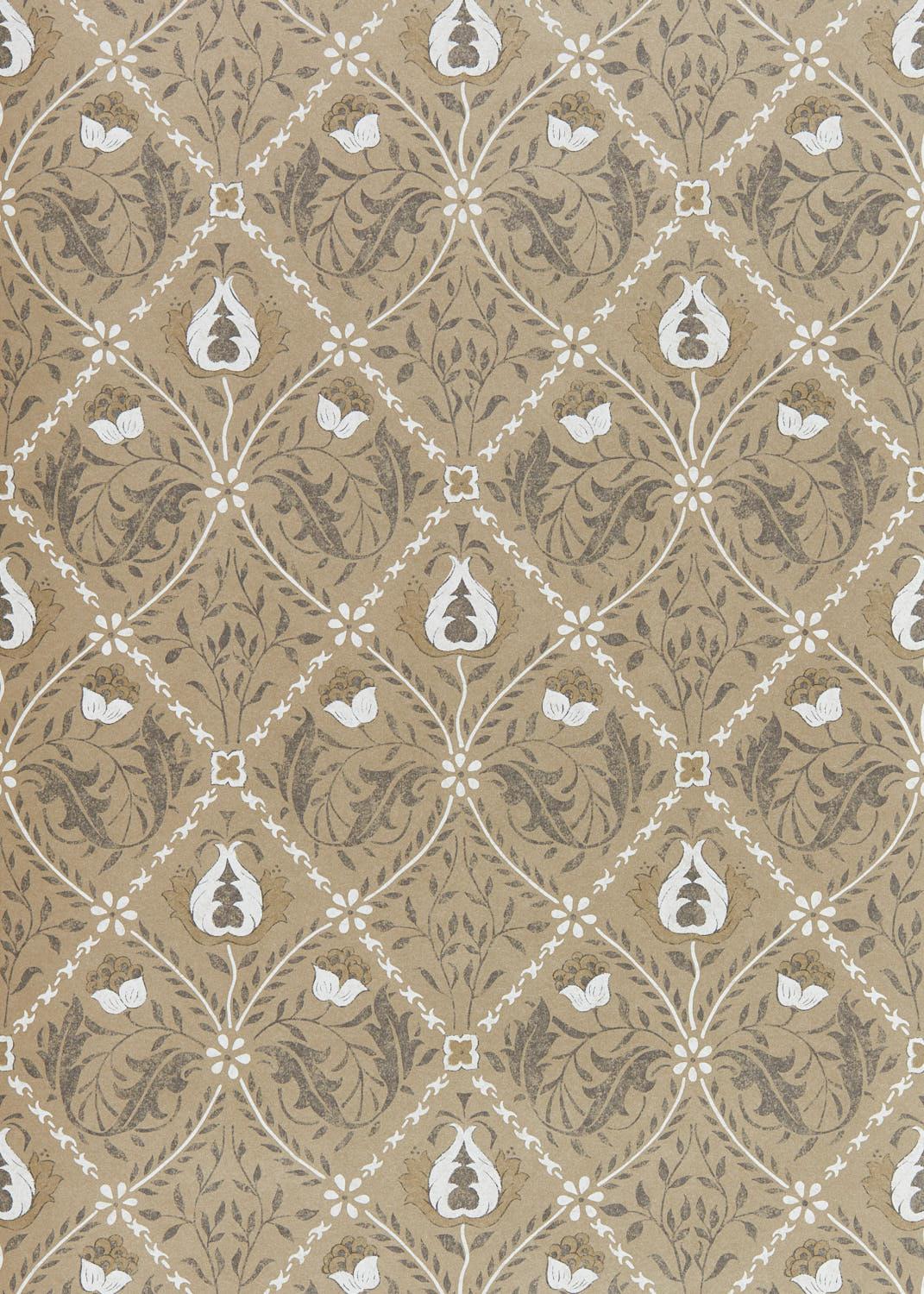 Morris & co Pure Trellis Gold Wallpaper