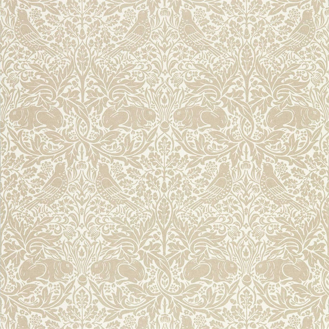 Morris & Co Pure Brer Rabbit Linen Wallpaper