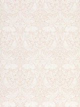 Morris & co Pure Brer Rabbit Faded Sea Pink Wallpaper