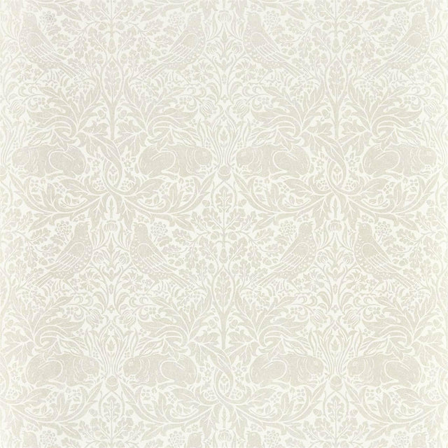 Morris & Co Pure Brer Rabbit White Clover Wallpaper