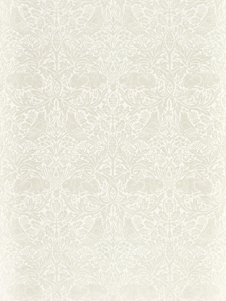 Morris & Co Pure Brer Rabbit White Clover Wallpaper
