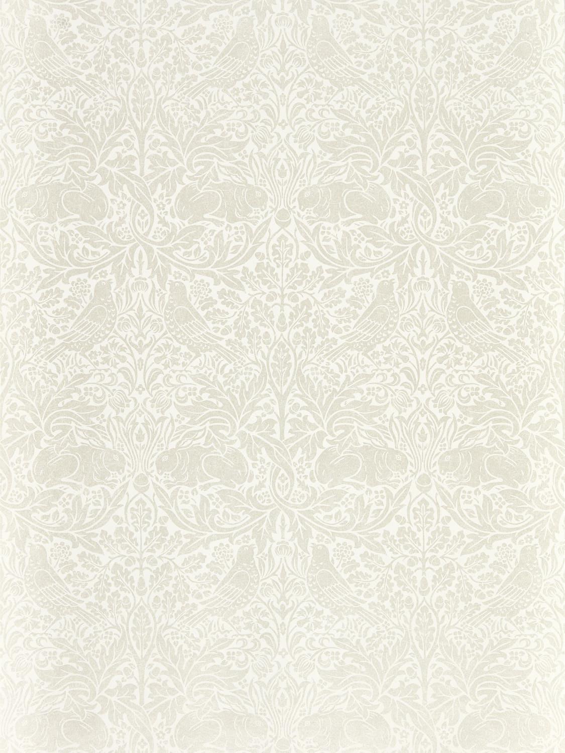 Morris & co Pure Brer Rabbit White Clover Wallpaper
