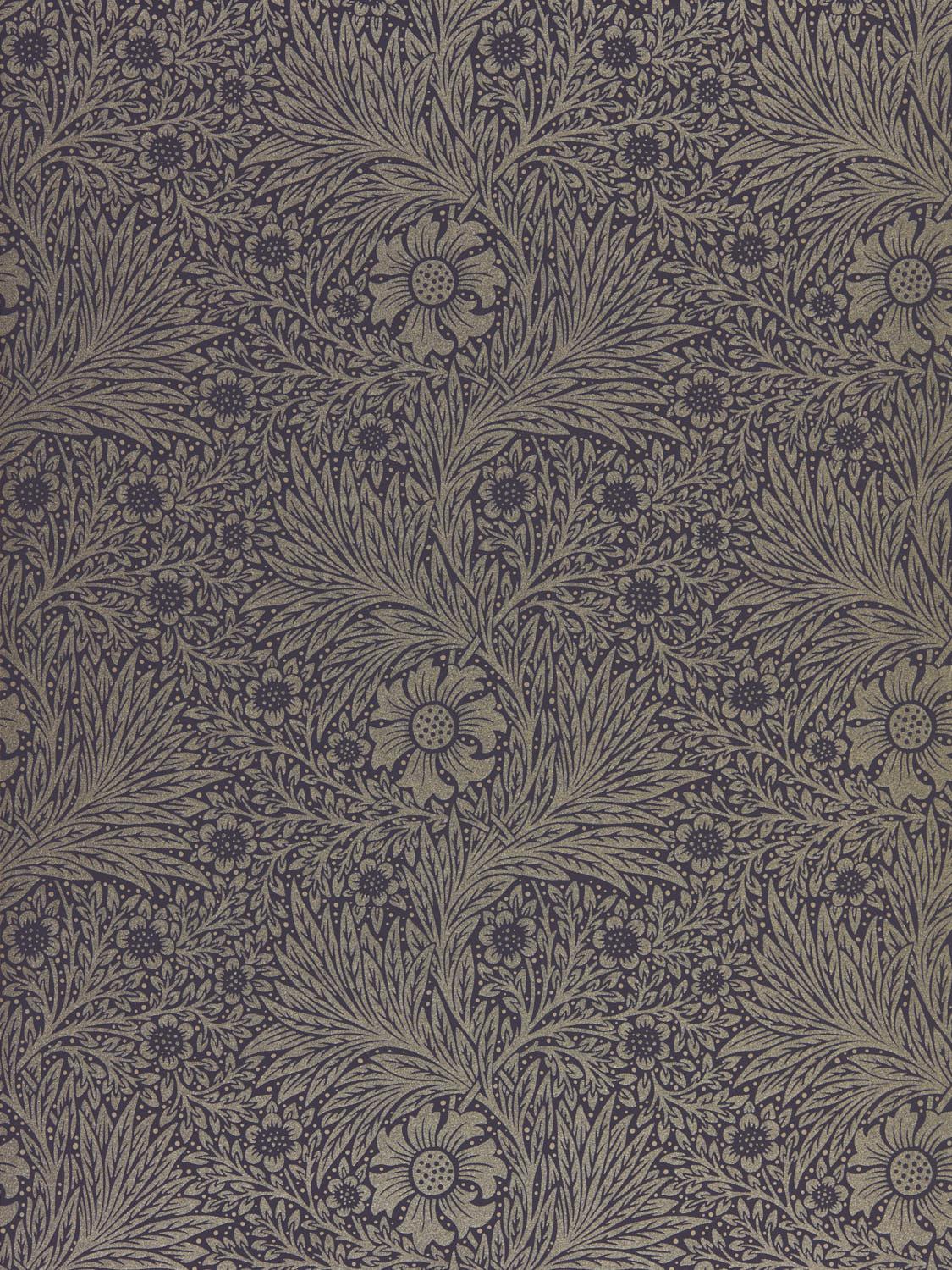 Morris & co Pure Marigold Black Ink Wallpaper
