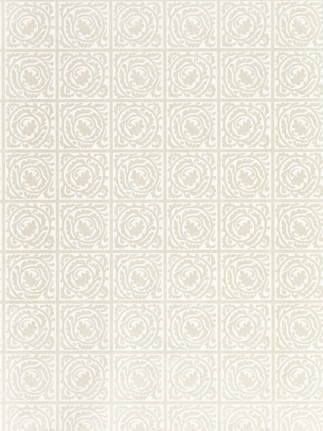 Morris & co Pure Scroll White Clover Wallpaper