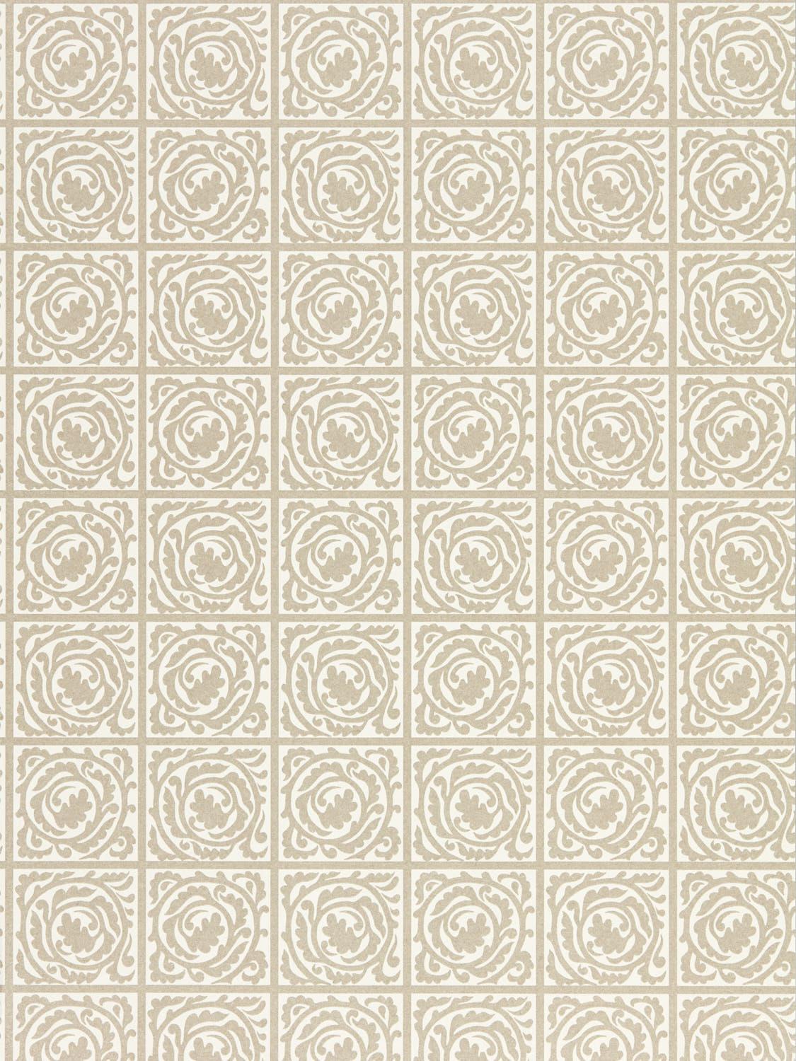 Morris & co Pure Scroll Gilver Wallpaper