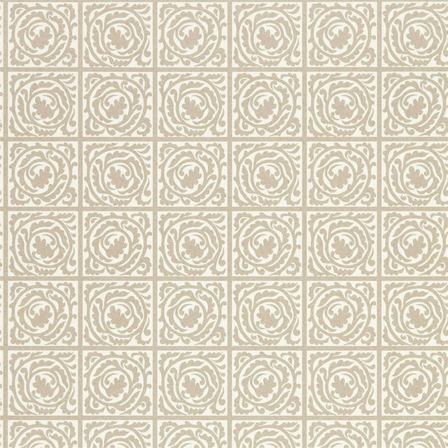 Morris & Co Pure Scroll Gilver Wallpaper