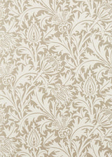 Morris & co Pure Thistle (Beaded) Gilver Wallpaper