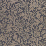 Morris & Co Pure Thistle Black Ink Wallpaper