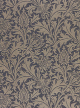 Morris & co Pure Thistle Black Ink Wallpaper