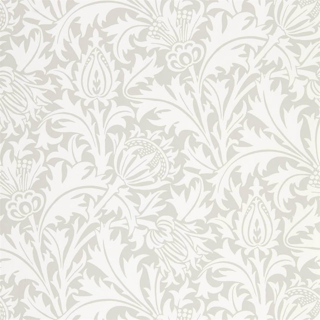 Morris & Co Pure Thistle Pebble Wallpaper