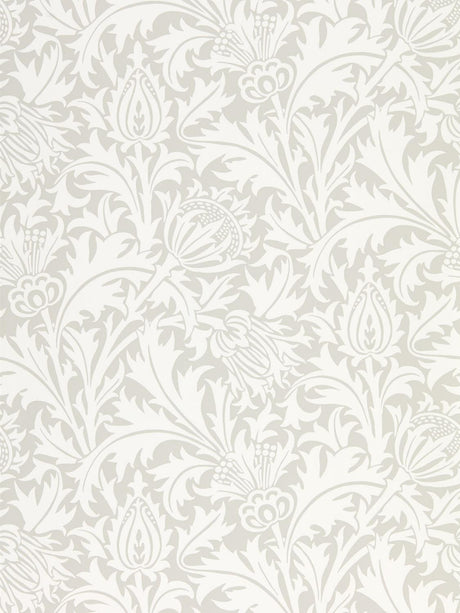 Morris & co Pure Thistle Pebble Wallpaper