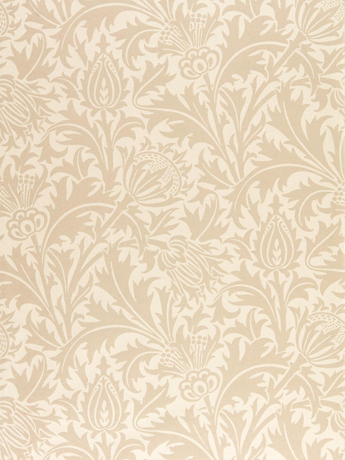Morris & co Pure Thistle Linen Wallpaper