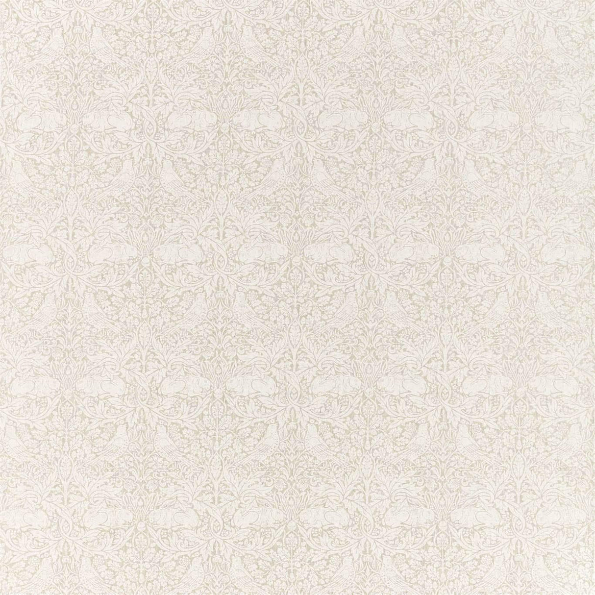 Morris & Co Pure Brer Rabbit Print Linen Fabric