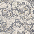 Morris & Co Pure Bachelors Button Print Black Ink Fabric