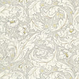 Morris & Co Pure Bachelors Button Print Horned Poppy Grey Fabric