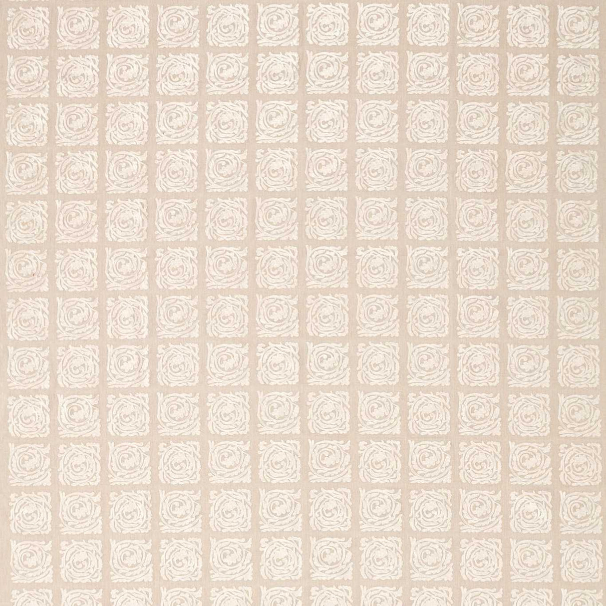 Morris & Co Pure Scroll Embroidery Flax Fabric