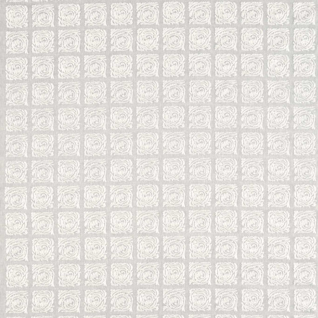 Morris & Co Pure Scroll Embroidery Lightish Grey Fabric