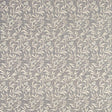Morris & Co Pure Arbutus Embroidery Inky Grey Fabric