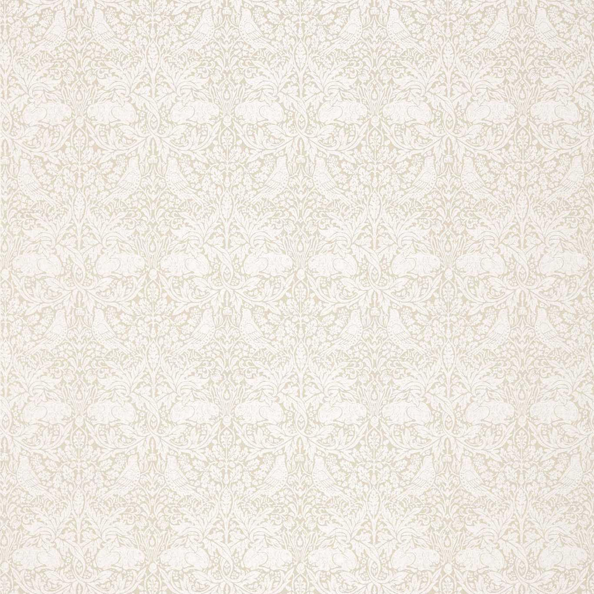 Morris & Co Pure Brer Rabbit Weave Flax Fabric