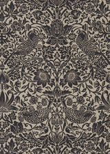 Morris & co Pure Strawberry Thief Gilver/Graphite Wallpaper