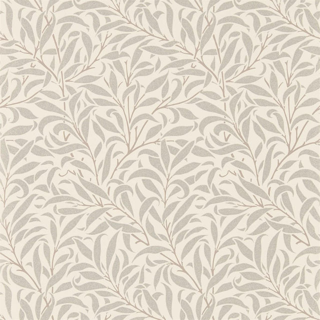 Morris & Co Pure Willow Bough Ecru/Silver Wallpaper