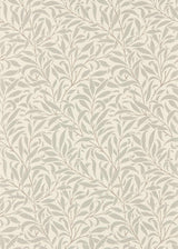 Morris & co Pure Willow Bough Ecru/Silver Wallpaper