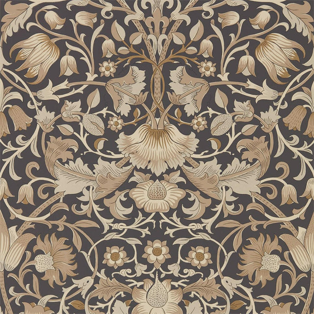 Morris & Co Pure Lodden Charcoal/Gold Wallpaper