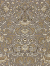Morris & co Pure Lodden Taupe/Gold Wallpaper