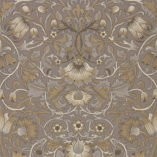 Morris & Co Pure Lodden Taupe/Gold Wallpaper