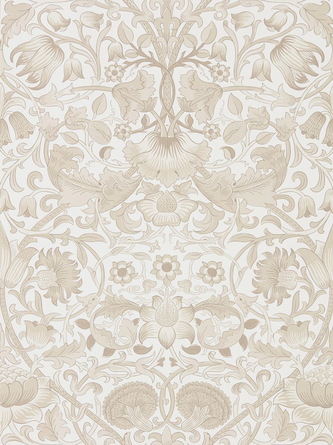 Morris & co Pure Lodden Ivory/Linen Wallpaper
