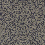 Morris & Co Pure Acorn Charcoal/Gilver Wallpaper