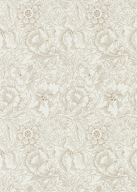 Morris & co Pure Acorn Cream/Gold Wallpaper